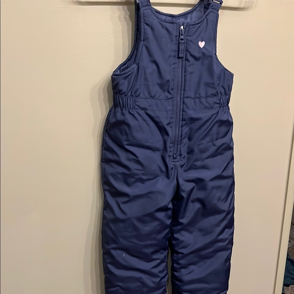 Kids Navy Snow Bib